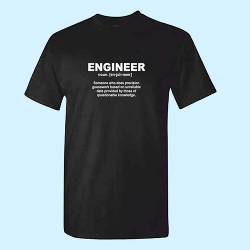 Engineer Noun Technician Engineering Best Men T Shirt
