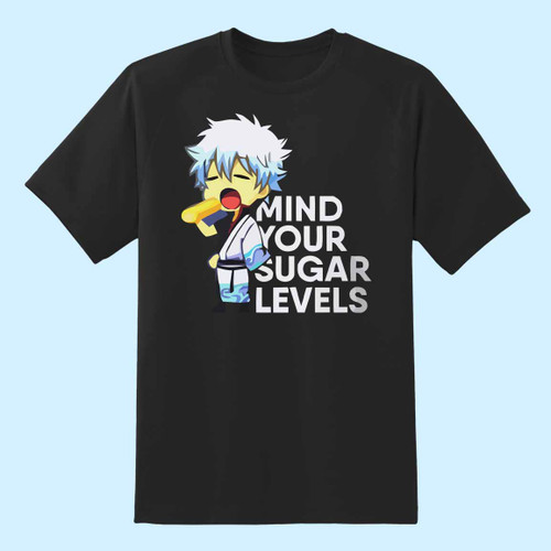 Gintama Sugar Levels Essential Best Men T Shirt