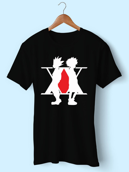 Gon Freecs Killua Future Hunter Silhouette Harajuku Best Men T Shirt