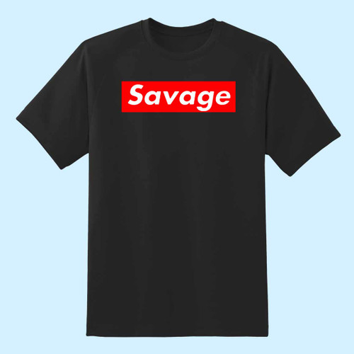 Savage Box Logo Best Men T Shirt