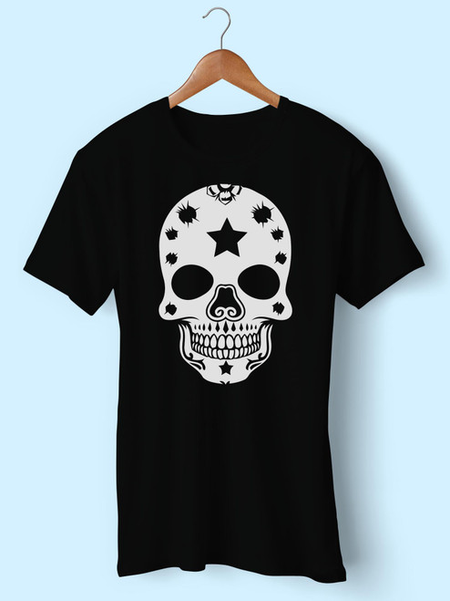 Scary Skull Halloween Best Men T Shirt