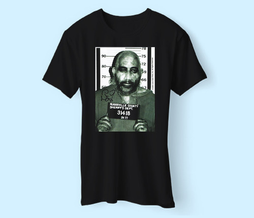Sid Haig Signed Mugshot Captain Spaulding Best Men T Shirt