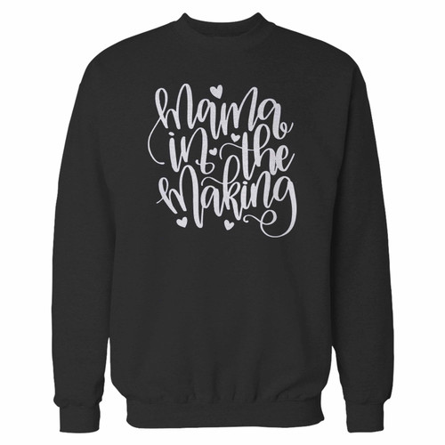 Your mama in the making crewneck sweatshirt just got an update. This super comfortable and lighter weight crewneck will become your favorite go-to sweatshirt. The cozy spandex cuffs and waistband make this pill-resistant sweatshirt a fan favorite.And your group will look and feel their best in this premium ringspun cotton crew.