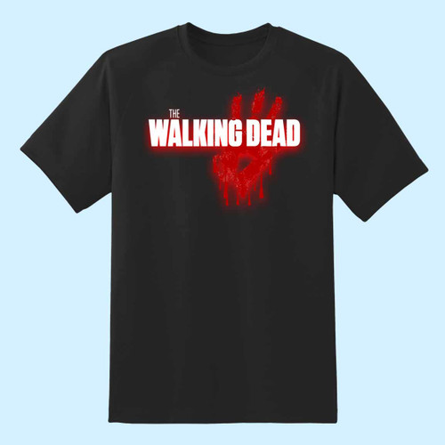 The Walking Dead Logo Hand Best Men T Shirt