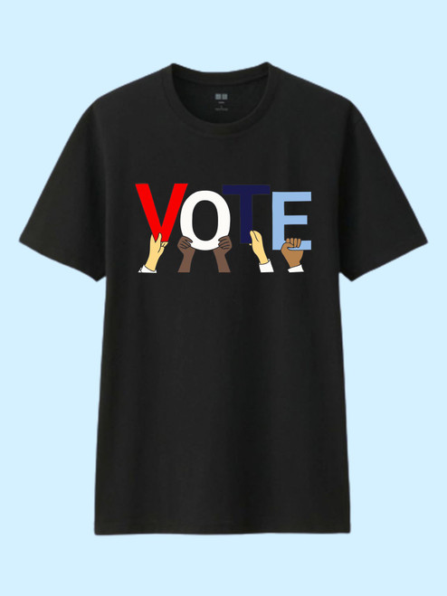 Vote Hand Sign Best Men T Shirt