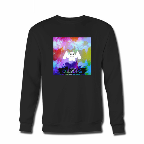 Your Marshmello Colours Cover Crewneck Sweatshirt just got an update. This super comfortable and lighter weight crewneck will become your favorite go-to sweatshirt. The cozy spandex cuffs and waistband make this pill-resistant sweatshirt a fan favorite.And your group will look and feel their best in this premium ringspun cotton crew.