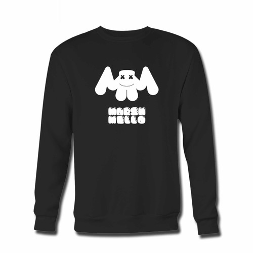 Your Marshmello Logo Original Cover Crewneck Sweatshirt just got an update. This super comfortable and lighter weight crewneck will become your favorite go-to sweatshirt. The cozy spandex cuffs and waistband make this pill-resistant sweatshirt a fan favorite.And your group will look and feel their best in this premium ringspun cotton crew.