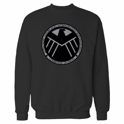 Your marvel agents of shield 1 crewneck sweatshirt just got an update. This super comfortable and lighter weight crewneck will become your favorite go-to sweatshirt. The cozy spandex cuffs and waistband make this pill-resistant sweatshirt a fan favorite.And your group will look and feel their best in this premium ringspun cotton crew.
