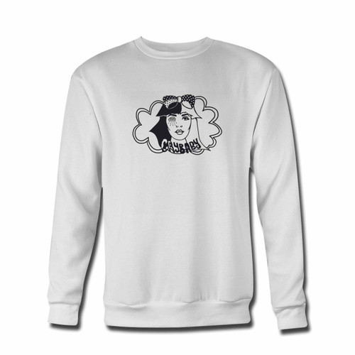 Your Melanie Martinez Crybaby Crewneck Sweatshirt just got an update. This super comfortable and lighter weight crewneck will become your favorite go-to sweatshirt. The cozy spandex cuffs and waistband make this pill-resistant sweatshirt a fan favorite.And your group will look and feel their best in this premium ringspun cotton crew.