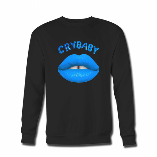 Your Melanie Martinez Crybaby Blue Mouth Crewneck Sweatshirt just got an update. This super comfortable and lighter weight crewneck will become your favorite go-to sweatshirt. The cozy spandex cuffs and waistband make this pill-resistant sweatshirt a fan favorite.And your group will look and feel their best in this premium ringspun cotton crew.