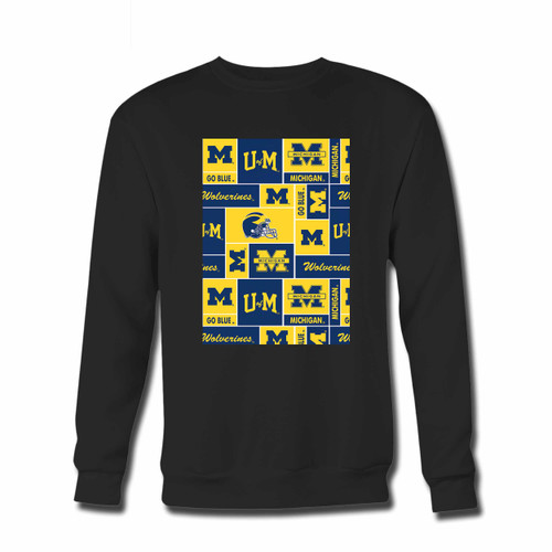 Your Michigan Collage Crewneck Sweatshirt just got an update. This super comfortable and lighter weight crewneck will become your favorite go-to sweatshirt. The cozy spandex cuffs and waistband make this pill-resistant sweatshirt a fan favorite.And your group will look and feel their best in this premium ringspun cotton crew.