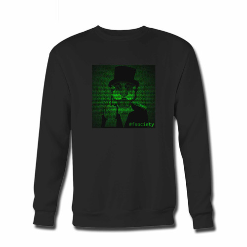 Your Mr Robot Hashtag Fsociety Crewneck Sweatshirt just got an update. This super comfortable and lighter weight crewneck will become your favorite go-to sweatshirt. The cozy spandex cuffs and waistband make this pill-resistant sweatshirt a fan favorite.And your group will look and feel their best in this premium ringspun cotton crew.