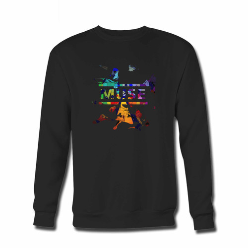 Your Muse Fan Art Wallpaper So Beautiful Crewneck Sweatshirt just got an update. This super comfortable and lighter weight crewneck will become your favorite go-to sweatshirt. The cozy spandex cuffs and waistband make this pill-resistant sweatshirt a fan favorite.And your group will look and feel their best in this premium ringspun cotton crew.