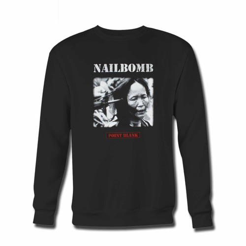 Your Nailbomb Point Blank Sepultura Fudge Tunnel Crewneck Sweatshirt just got an update. This super comfortable and lighter weight crewneck will become your favorite go-to sweatshirt. The cozy spandex cuffs and waistband make this pill-resistant sweatshirt a fan favorite.And your group will look and feel their best in this premium ringspun cotton crew.