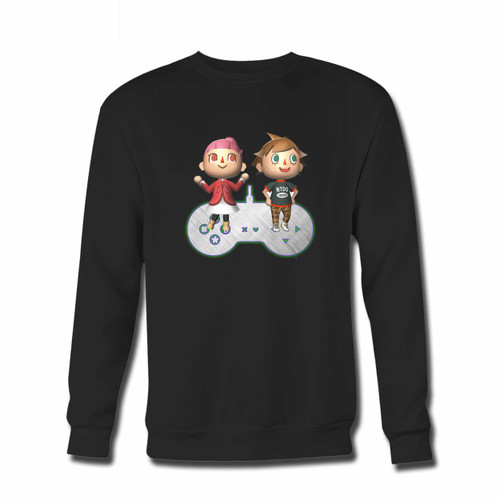 Your Nintendo Icon Player Crewneck Sweatshirt just got an update. This super comfortable and lighter weight crewneck will become your favorite go-to sweatshirt. The cozy spandex cuffs and waistband make this pill-resistant sweatshirt a fan favorite.And your group will look and feel their best in this premium ringspun cotton crew.