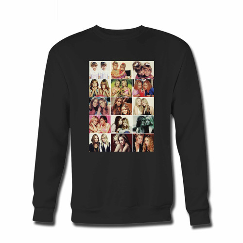 Your Olsen Twins Then And Now Crewneck Sweatshirt just got an update. This super comfortable and lighter weight crewneck will become your favorite go-to sweatshirt. The cozy spandex cuffs and waistband make this pill-resistant sweatshirt a fan favorite.And your group will look and feel their best in this premium ringspun cotton crew.