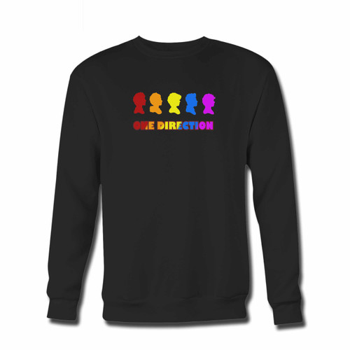 Your One Direction Siluet Crewneck Sweatshirt just got an update. This super comfortable and lighter weight crewneck will become your favorite go-to sweatshirt. The cozy spandex cuffs and waistband make this pill-resistant sweatshirt a fan favorite.And your group will look and feel their best in this premium ringspun cotton crew.