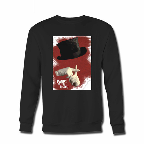 Your Panic At The Disco Crewneck Sweatshirt just got an update. This super comfortable and lighter weight crewneck will become your favorite go-to sweatshirt. The cozy spandex cuffs and waistband make this pill-resistant sweatshirt a fan favorite.And your group will look and feel their best in this premium ringspun cotton crew.