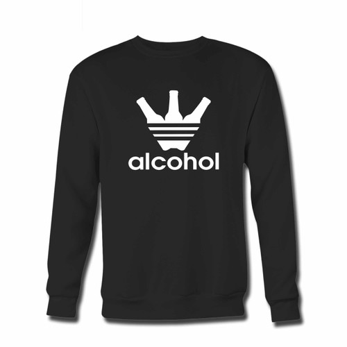Your Parody Alcohol Logo Crewneck Sweatshirt just got an update. This super comfortable and lighter weight crewneck will become your favorite go-to sweatshirt. The cozy spandex cuffs and waistband make this pill-resistant sweatshirt a fan favorite.And your group will look and feel their best in this premium ringspun cotton crew.