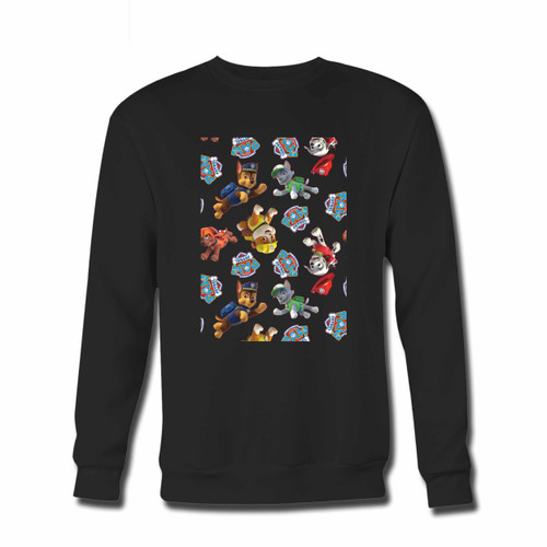 Your Paw Patrol Chase Rocky Zuma Rubble Crewneck Sweatshirt just got an update. This super comfortable and lighter weight crewneck will become your favorite go-to sweatshirt. The cozy spandex cuffs and waistband make this pill-resistant sweatshirt a fan favorite.And your group will look and feel their best in this premium ringspun cotton crew.
