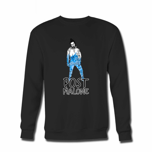 Your Post Malone Trend Design Crewneck Sweatshirt just got an update. This super comfortable and lighter weight crewneck will become your favorite go-to sweatshirt. The cozy spandex cuffs and waistband make this pill-resistant sweatshirt a fan favorite.And your group will look and feel their best in this premium ringspun cotton crew.