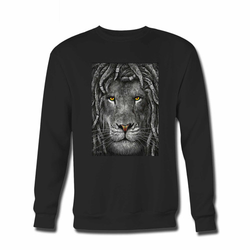 Your Rasta Lion Inspired Crewneck Sweatshirt just got an update. This super comfortable and lighter weight crewneck will become your favorite go-to sweatshirt. The cozy spandex cuffs and waistband make this pill-resistant sweatshirt a fan favorite.And your group will look and feel their best in this premium ringspun cotton crew.