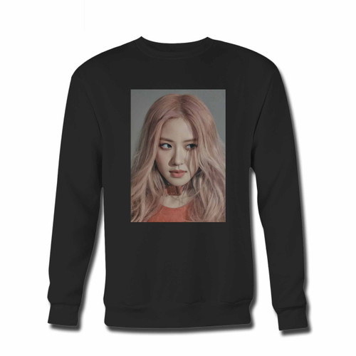 Your Rose Blackpink Portrait Crewneck Sweatshirt just got an update. This super comfortable and lighter weight crewneck will become your favorite go-to sweatshirt. The cozy spandex cuffs and waistband make this pill-resistant sweatshirt a fan favorite.And your group will look and feel their best in this premium ringspun cotton crew.