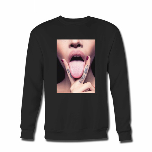 Your Sexy Girl Lips Funny Attitude Crewneck Sweatshirt just got an update. This super comfortable and lighter weight crewneck will become your favorite go-to sweatshirt. The cozy spandex cuffs and waistband make this pill-resistant sweatshirt a fan favorite.And your group will look and feel their best in this premium ringspun cotton crew.