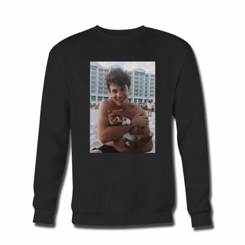 Your Shawn Mendes Cute Inspired Crewneck Sweatshirt just got an update. This super comfortable and lighter weight crewneck will become your favorite go-to sweatshirt. The cozy spandex cuffs and waistband make this pill-resistant sweatshirt a fan favorite.And your group will look and feel their best in this premium ringspun cotton crew.