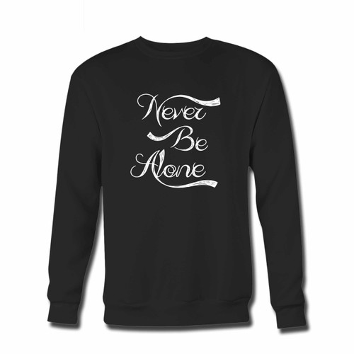 Your Shawn Mendes Never Be Alone Handwrite Crewneck Sweatshirt just got an update. This super comfortable and lighter weight crewneck will become your favorite go-to sweatshirt. The cozy spandex cuffs and waistband make this pill-resistant sweatshirt a fan favorite.And your group will look and feel their best in this premium ringspun cotton crew.