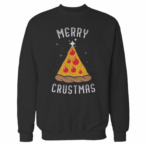 Your merry crustmas pizza christmas tree crewneck sweatshirt just got an update. This super comfortable and lighter weight crewneck will become your favorite go-to sweatshirt. The cozy spandex cuffs and waistband make this pill-resistant sweatshirt a fan favorite.And your group will look and feel their best in this premium ringspun cotton crew.