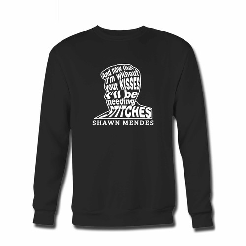 Your Shawn Mendes Stitches Lyrics On Face Of Shawn Mendes Crewneck Sweatshirt just got an update. This super comfortable and lighter weight crewneck will become your favorite go-to sweatshirt. The cozy spandex cuffs and waistband make this pill-resistant sweatshirt a fan favorite.And your group will look and feel their best in this premium ringspun cotton crew.