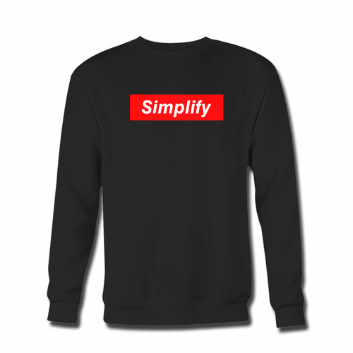 Your Simplify Crewneck Sweatshirt just got an update. This super comfortable and lighter weight crewneck will become your favorite go-to sweatshirt. The cozy spandex cuffs and waistband make this pill-resistant sweatshirt a fan favorite.And your group will look and feel their best in this premium ringspun cotton crew.
