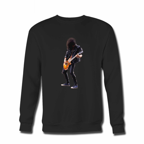 Your Slash Play Guitar Colour Photo Crewneck Sweatshirt just got an update. This super comfortable and lighter weight crewneck will become your favorite go-to sweatshirt. The cozy spandex cuffs and waistband make this pill-resistant sweatshirt a fan favorite.And your group will look and feel their best in this premium ringspun cotton crew.