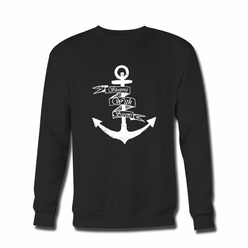 Your Sleeping With Sirens Pic Crewneck Sweatshirt just got an update. This super comfortable and lighter weight crewneck will become your favorite go-to sweatshirt. The cozy spandex cuffs and waistband make this pill-resistant sweatshirt a fan favorite.And your group will look and feel their best in this premium ringspun cotton crew.