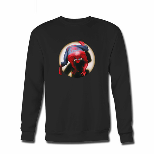 Your Spiderman Supermoon Crewneck Sweatshirt just got an update. This super comfortable and lighter weight crewneck will become your favorite go-to sweatshirt. The cozy spandex cuffs and waistband make this pill-resistant sweatshirt a fan favorite.And your group will look and feel their best in this premium ringspun cotton crew.