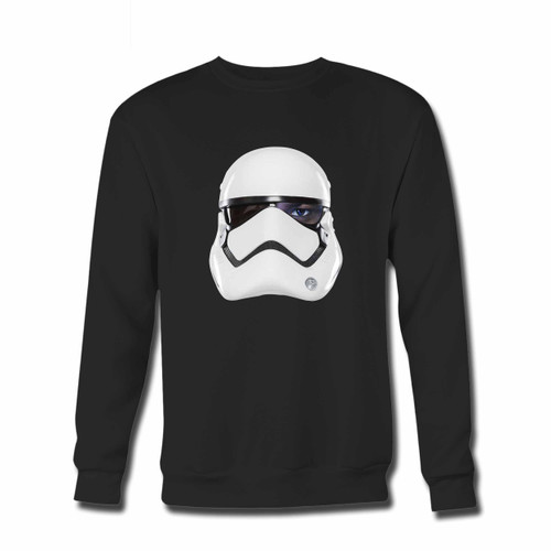 Your Star Wars The Force Awakens Fin As Stormtrooper Crewneck Sweatshirt just got an update. This super comfortable and lighter weight crewneck will become your favorite go-to sweatshirt. The cozy spandex cuffs and waistband make this pill-resistant sweatshirt a fan favorite.And your group will look and feel their best in this premium ringspun cotton crew.