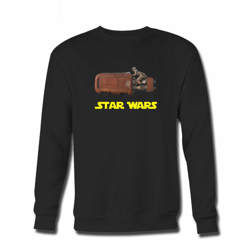 Your Star Wars The Force Awakens Traditional Transportation Crewneck Sweatshirt just got an update. This super comfortable and lighter weight crewneck will become your favorite go-to sweatshirt. The cozy spandex cuffs and waistband make this pill-resistant sweatshirt a fan favorite.And your group will look and feel their best in this premium ringspun cotton crew.