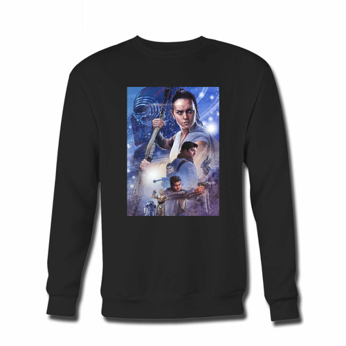 Your Star Wars The Rise Of Skywalker Art Crewneck Sweatshirt just got an update. This super comfortable and lighter weight crewneck will become your favorite go-to sweatshirt. The cozy spandex cuffs and waistband make this pill-resistant sweatshirt a fan favorite.And your group will look and feel their best in this premium ringspun cotton crew.