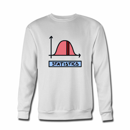 Your Statistics Illustration Crewneck Sweatshirt just got an update. This super comfortable and lighter weight crewneck will become your favorite go-to sweatshirt. The cozy spandex cuffs and waistband make this pill-resistant sweatshirt a fan favorite.And your group will look and feel their best in this premium ringspun cotton crew.