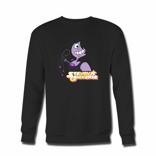 Your Steven Universe Amethyst Whip Crue Crewneck Sweatshirt just got an update. This super comfortable and lighter weight crewneck will become your favorite go-to sweatshirt. The cozy spandex cuffs and waistband make this pill-resistant sweatshirt a fan favorite.And your group will look and feel their best in this premium ringspun cotton crew.