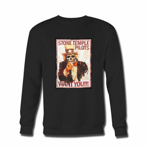 Your Stone Temple Pilots Want You Custom Crewneck Sweatshirt just got an update. This super comfortable and lighter weight crewneck will become your favorite go-to sweatshirt. The cozy spandex cuffs and waistband make this pill-resistant sweatshirt a fan favorite.And your group will look and feel their best in this premium ringspun cotton crew.