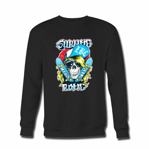 Your Sublime Rome White Crewneck Sweatshirt just got an update. This super comfortable and lighter weight crewneck will become your favorite go-to sweatshirt. The cozy spandex cuffs and waistband make this pill-resistant sweatshirt a fan favorite.And your group will look and feel their best in this premium ringspun cotton crew.