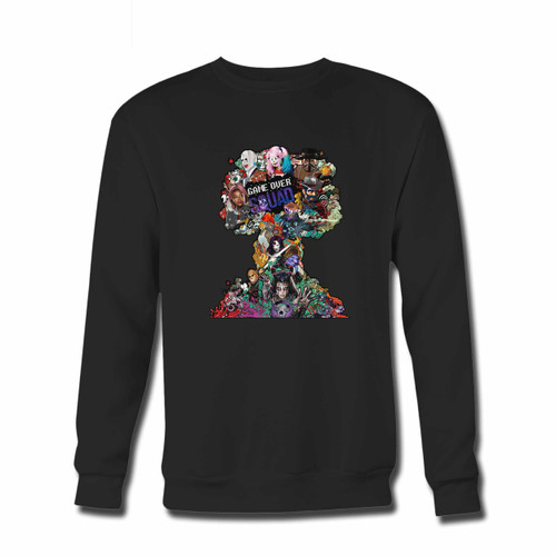 Your Suicide Squad Fan Art Tree Game Over Squad Crewneck Sweatshirt just got an update. This super comfortable and lighter weight crewneck will become your favorite go-to sweatshirt. The cozy spandex cuffs and waistband make this pill-resistant sweatshirt a fan favorite.And your group will look and feel their best in this premium ringspun cotton crew.