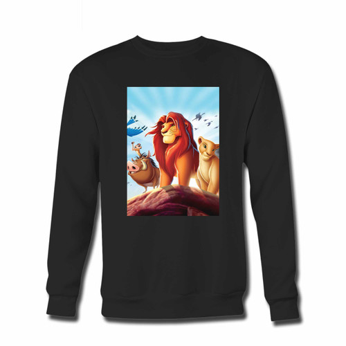 Your The Lion King Cover Crewneck Sweatshirt just got an update. This super comfortable and lighter weight crewneck will become your favorite go-to sweatshirt. The cozy spandex cuffs and waistband make this pill-resistant sweatshirt a fan favorite.And your group will look and feel their best in this premium ringspun cotton crew.