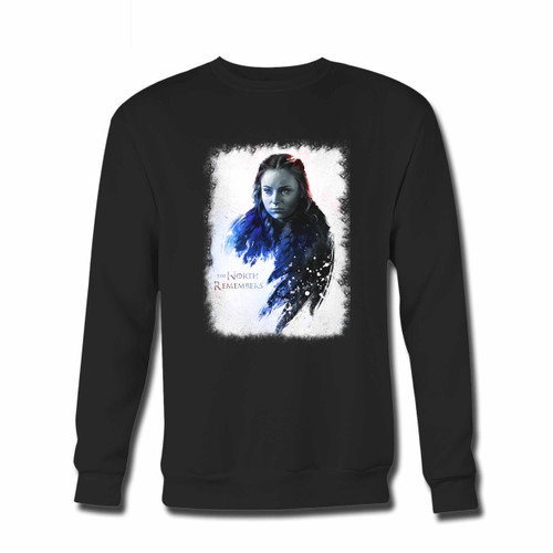 Your The North Remembers Game Of Thrones Crewneck Sweatshirt just got an update. This super comfortable and lighter weight crewneck will become your favorite go-to sweatshirt. The cozy spandex cuffs and waistband make this pill-resistant sweatshirt a fan favorite.And your group will look and feel their best in this premium ringspun cotton crew.