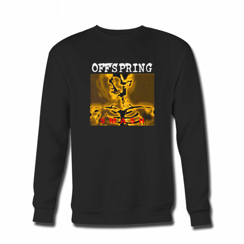 Your The Offspring Smash Rock Band Crewneck Sweatshirt just got an update. This super comfortable and lighter weight crewneck will become your favorite go-to sweatshirt. The cozy spandex cuffs and waistband make this pill-resistant sweatshirt a fan favorite.And your group will look and feel their best in this premium ringspun cotton crew.