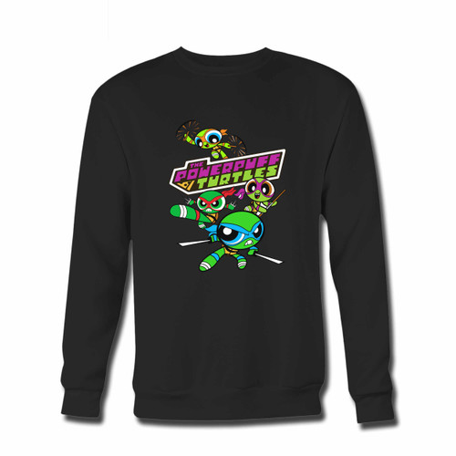 Your The Powerpuff Turtles Crewneck Sweatshirt just got an update. This super comfortable and lighter weight crewneck will become your favorite go-to sweatshirt. The cozy spandex cuffs and waistband make this pill-resistant sweatshirt a fan favorite.And your group will look and feel their best in this premium ringspun cotton crew.
