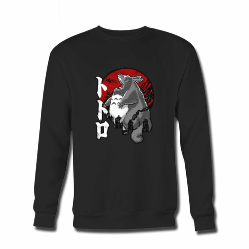 Your Totorozilla Crewneck Sweatshirt just got an update. This super comfortable and lighter weight crewneck will become your favorite go-to sweatshirt. The cozy spandex cuffs and waistband make this pill-resistant sweatshirt a fan favorite.And your group will look and feel their best in this premium ringspun cotton crew.