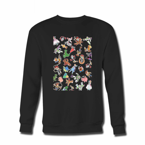 Your Toy Story 4 All Characters Crewneck Sweatshirt just got an update. This super comfortable and lighter weight crewneck will become your favorite go-to sweatshirt. The cozy spandex cuffs and waistband make this pill-resistant sweatshirt a fan favorite.And your group will look and feel their best in this premium ringspun cotton crew.